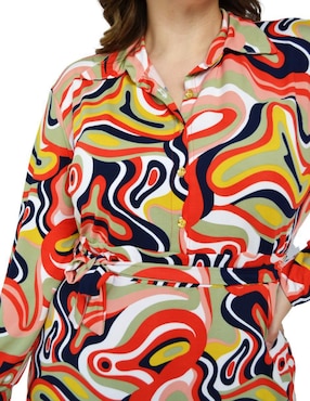 Vestido midi casual Roman Fashion para mujer