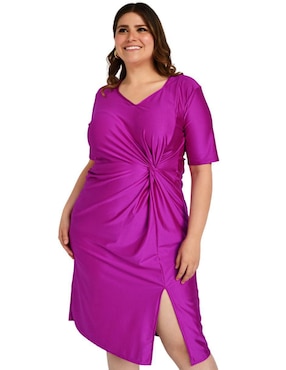 Vestido 3/4 Formal Roman Fashion Para Mujer