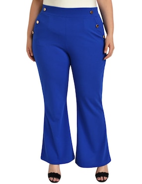 Pantalón Roman Fashion Acampanado Para Mujer