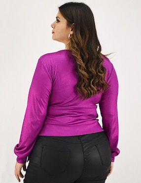 Blusa Roman Fashion manga larga para mujer