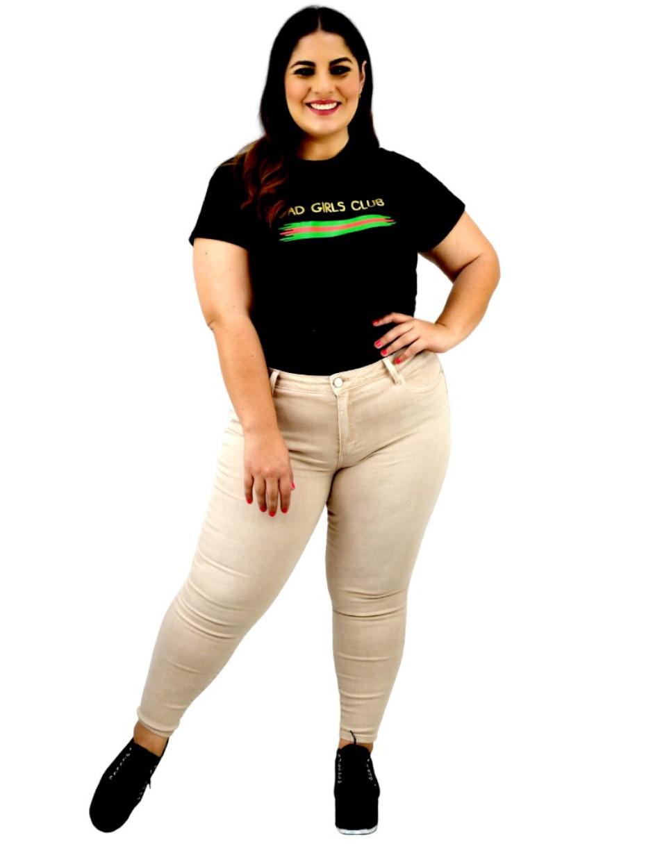 Playera manga corta cuello redondo para mujer 3