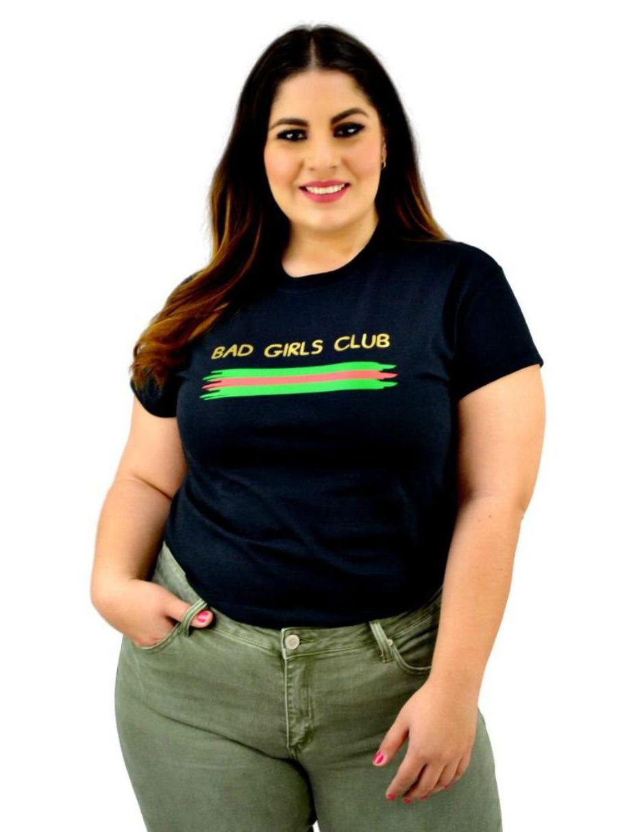 Playera manga corta cuello redondo para mujer Playera manga corta cuello redondo para mujer