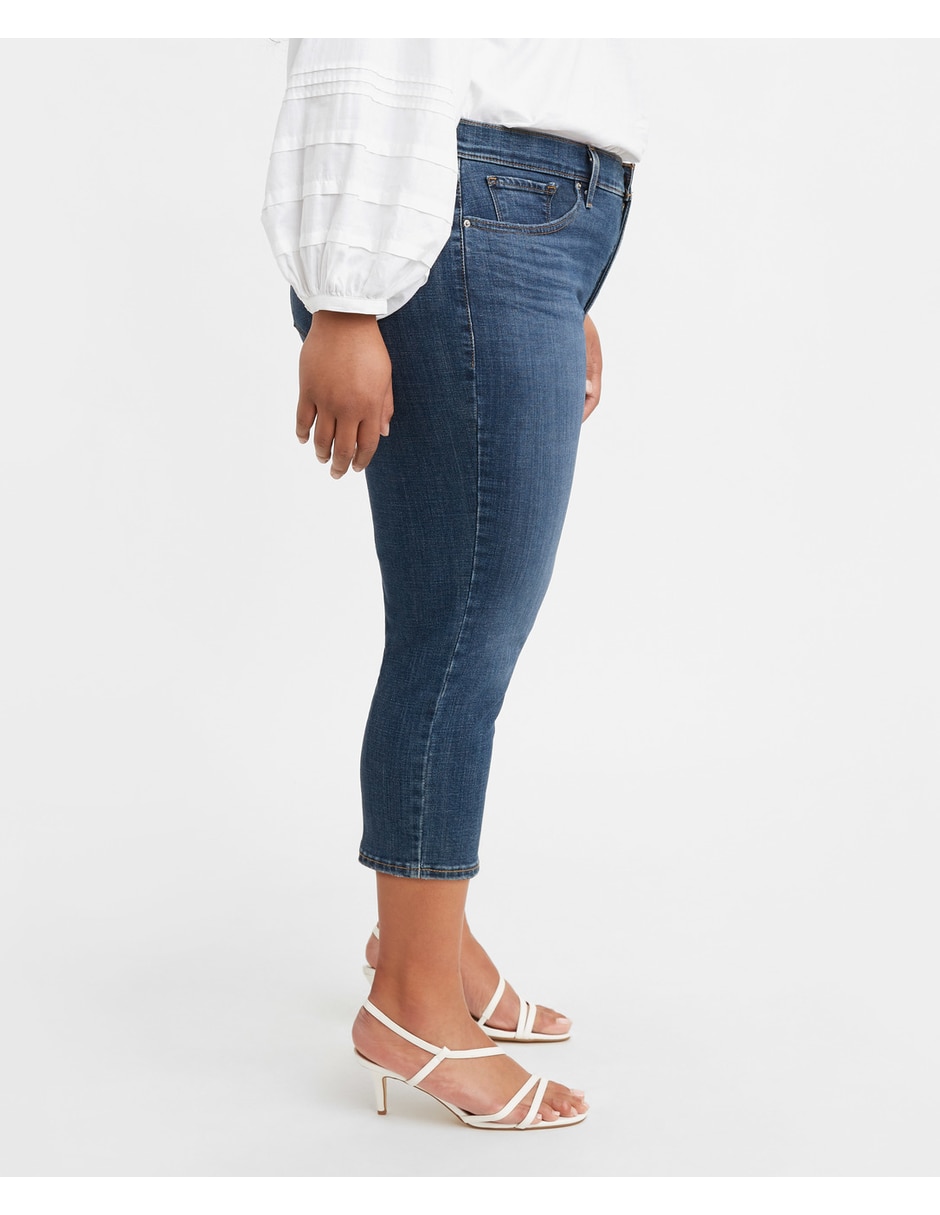Jeans relaxed cintura para mujer 2