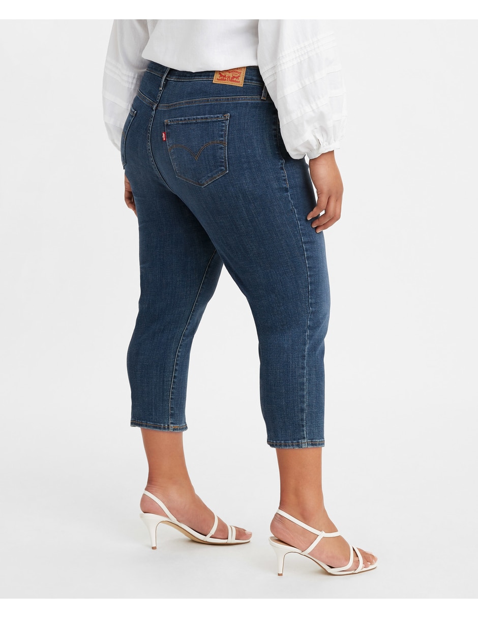 Jeans relaxed cintura para mujer 3