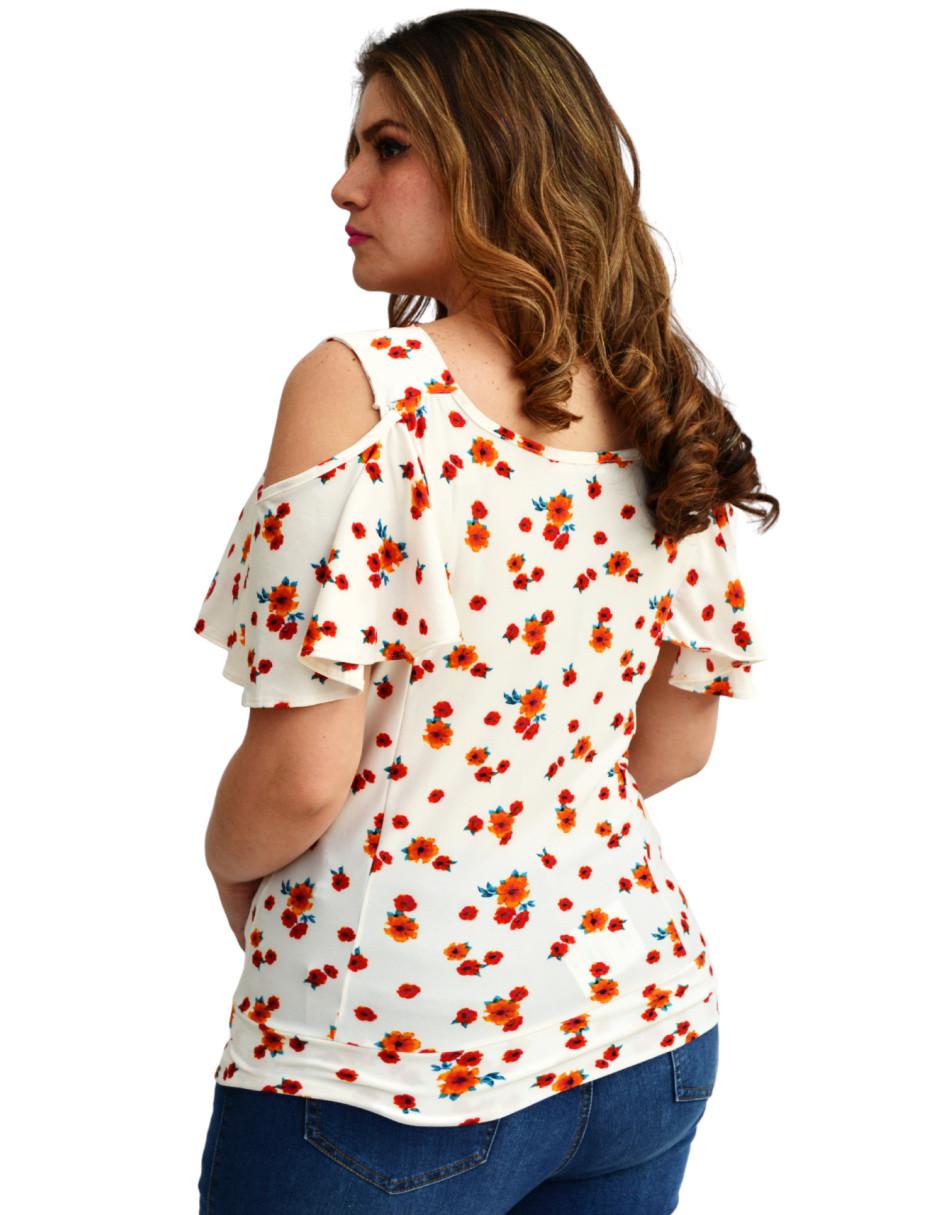 Blusa manga corta para mujer 3