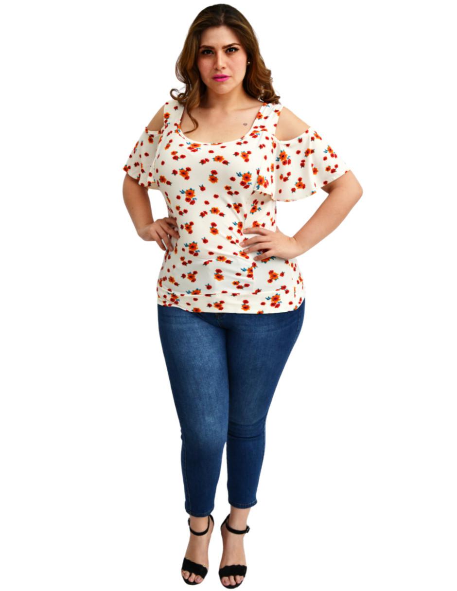 Blusa manga corta para mujer 4