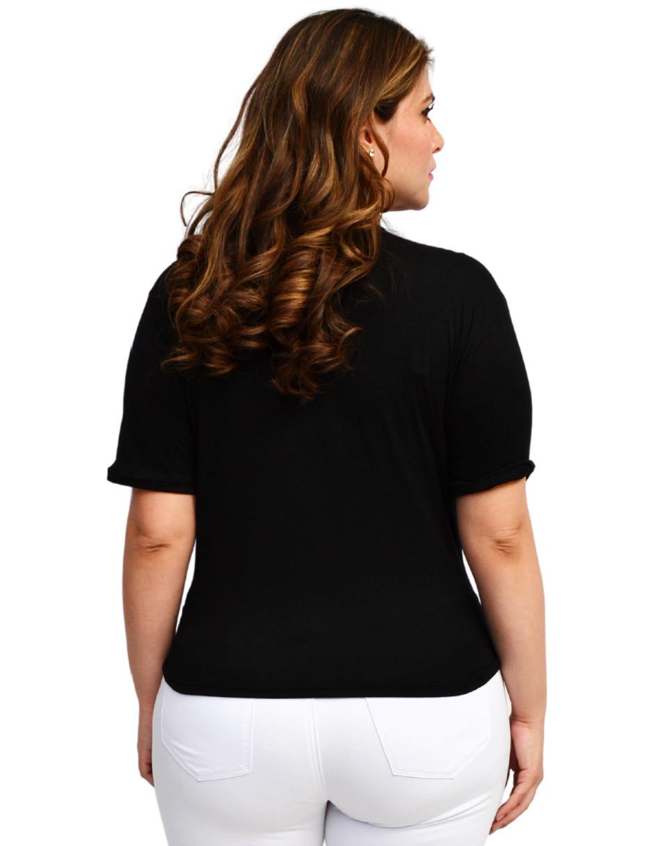 Blusa manga corta para mujer 3