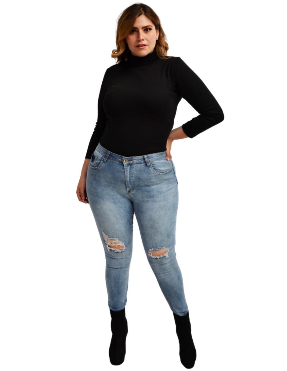 Blusa manga 3/4 para mujer