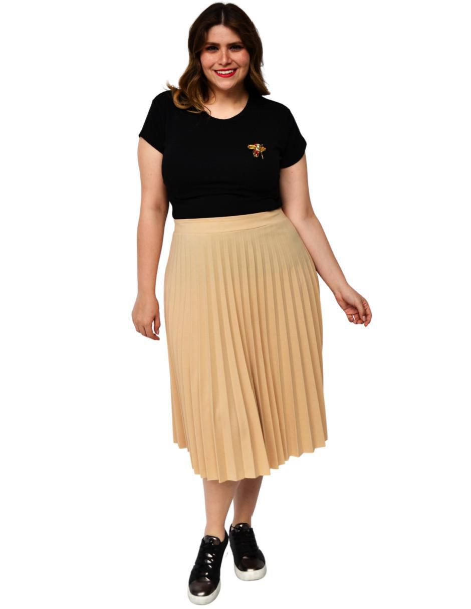 Falda midi cintura alta 5