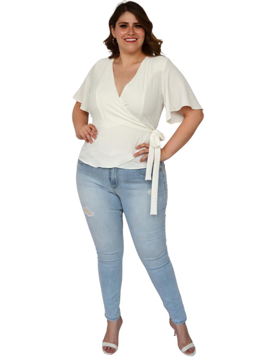Blusa manga corta para mujer 5