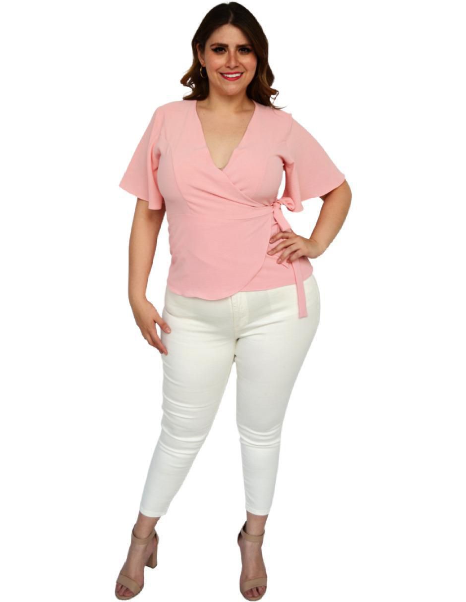 Blusa manga corta para mujer 4