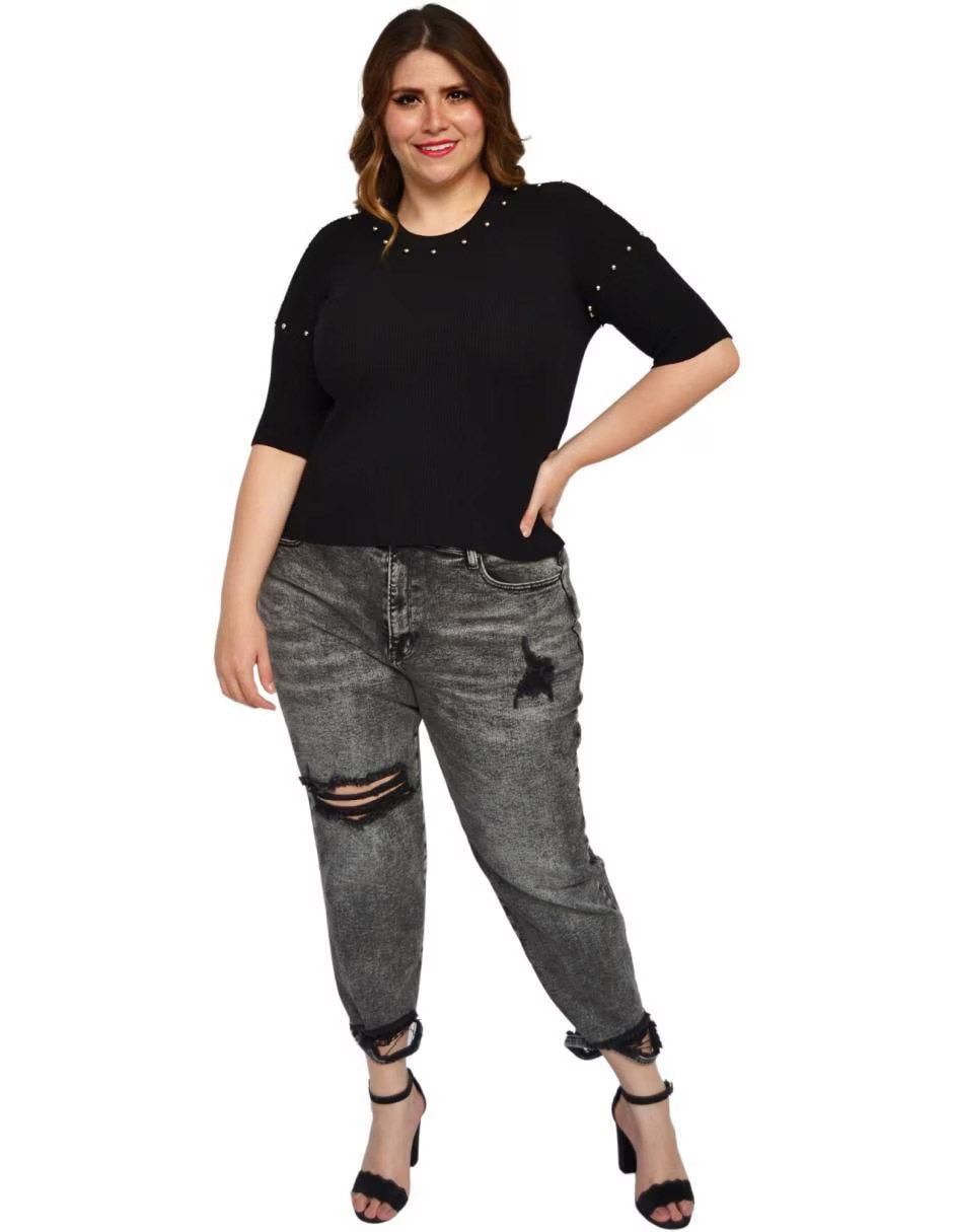 Blusa manga corta para mujer 8