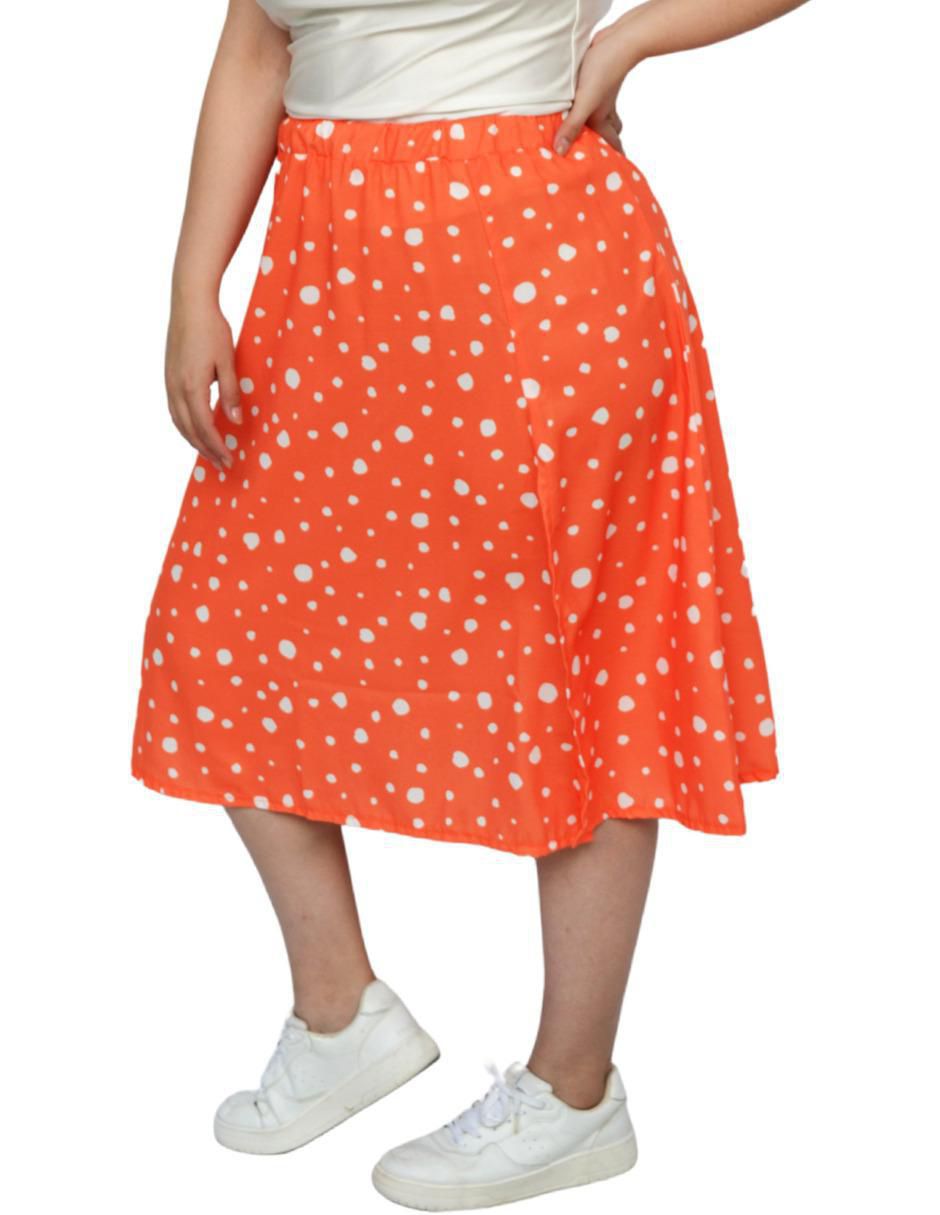 Falda midi cintura alta 3