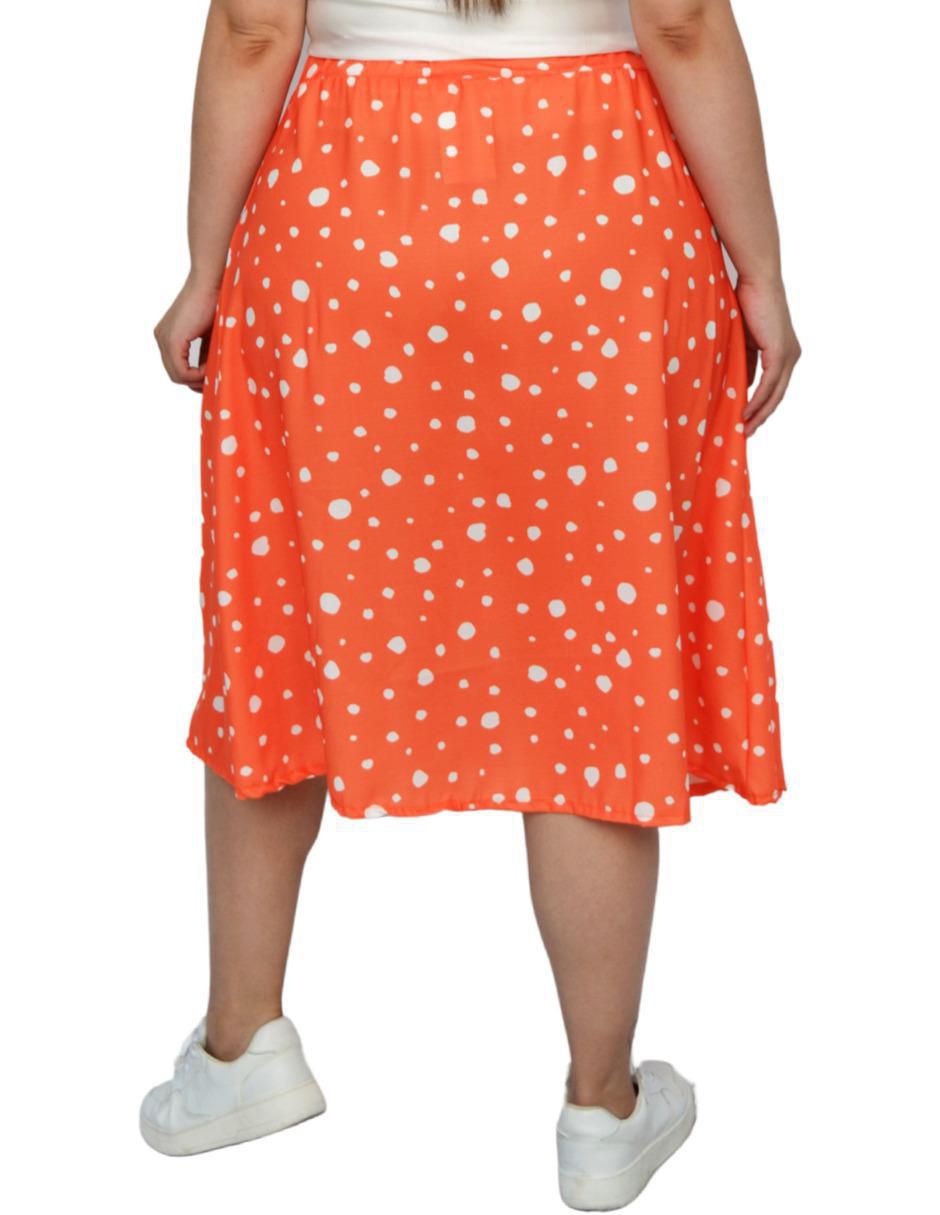 Falda midi cintura alta 4