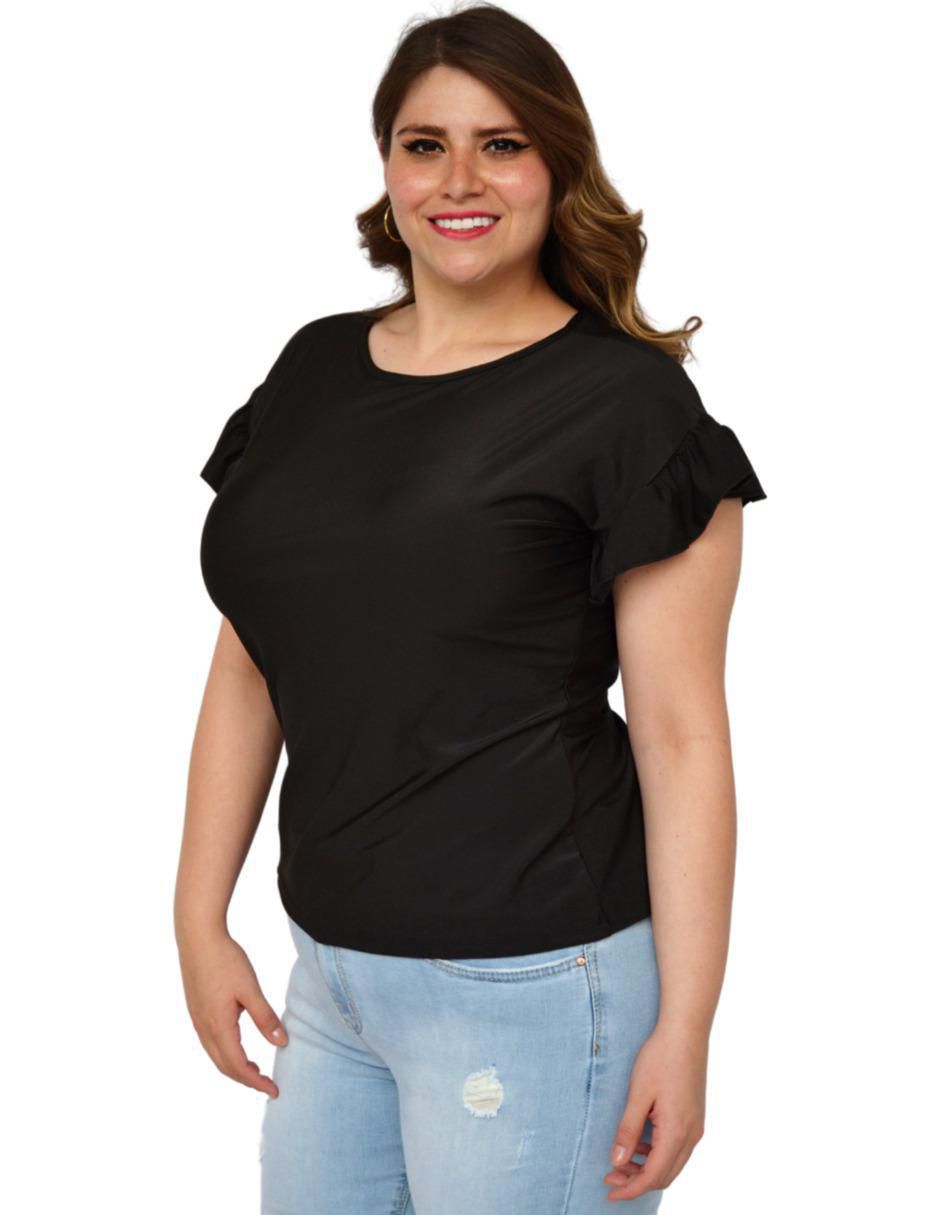 Blusa manga corta para mujer 3