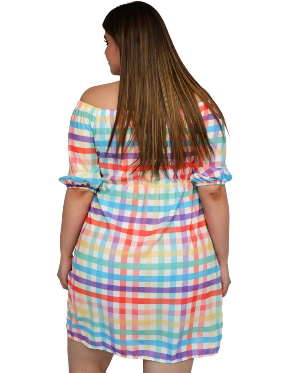 Vestido a la rodilla casual para mujer 4