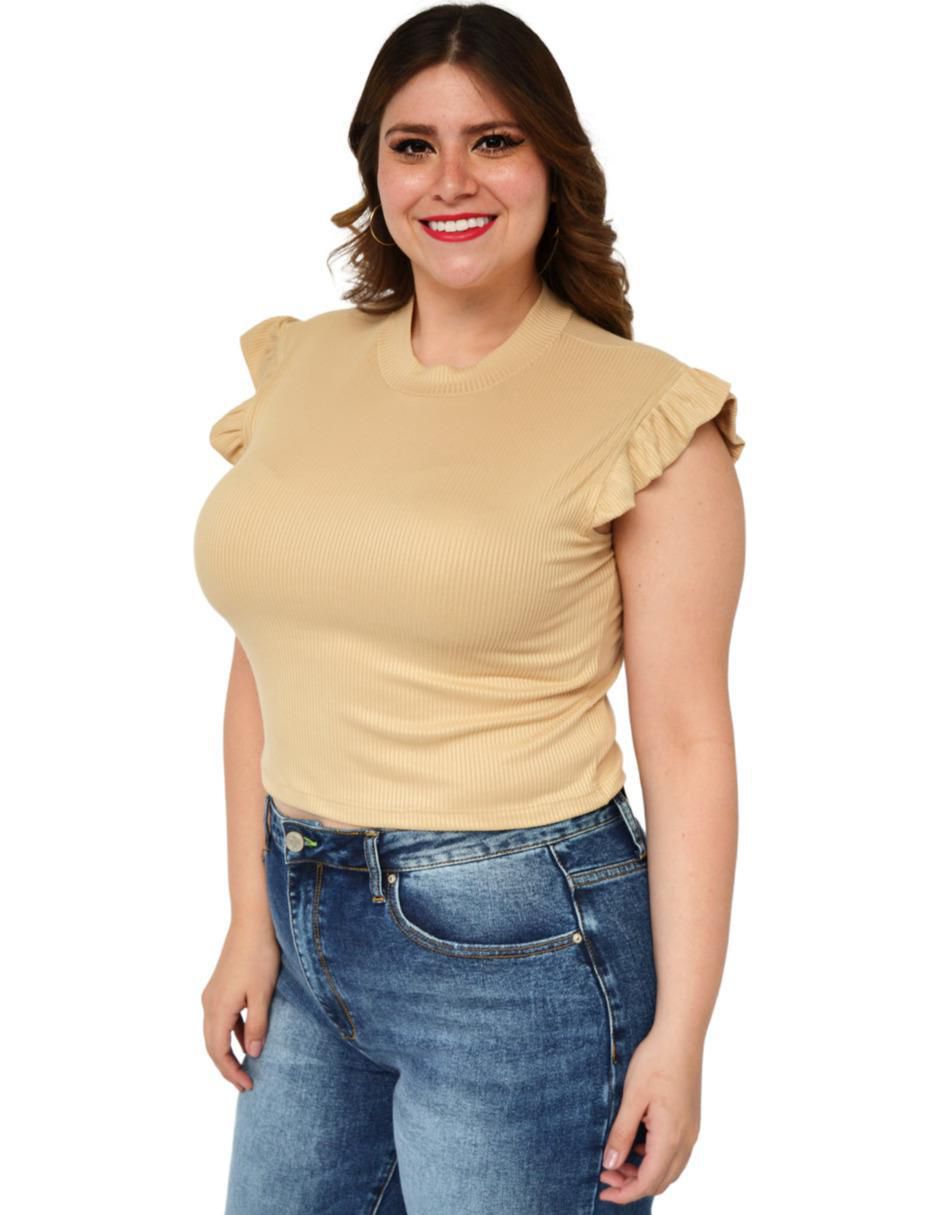 Blusa manga corta para mujer 3
