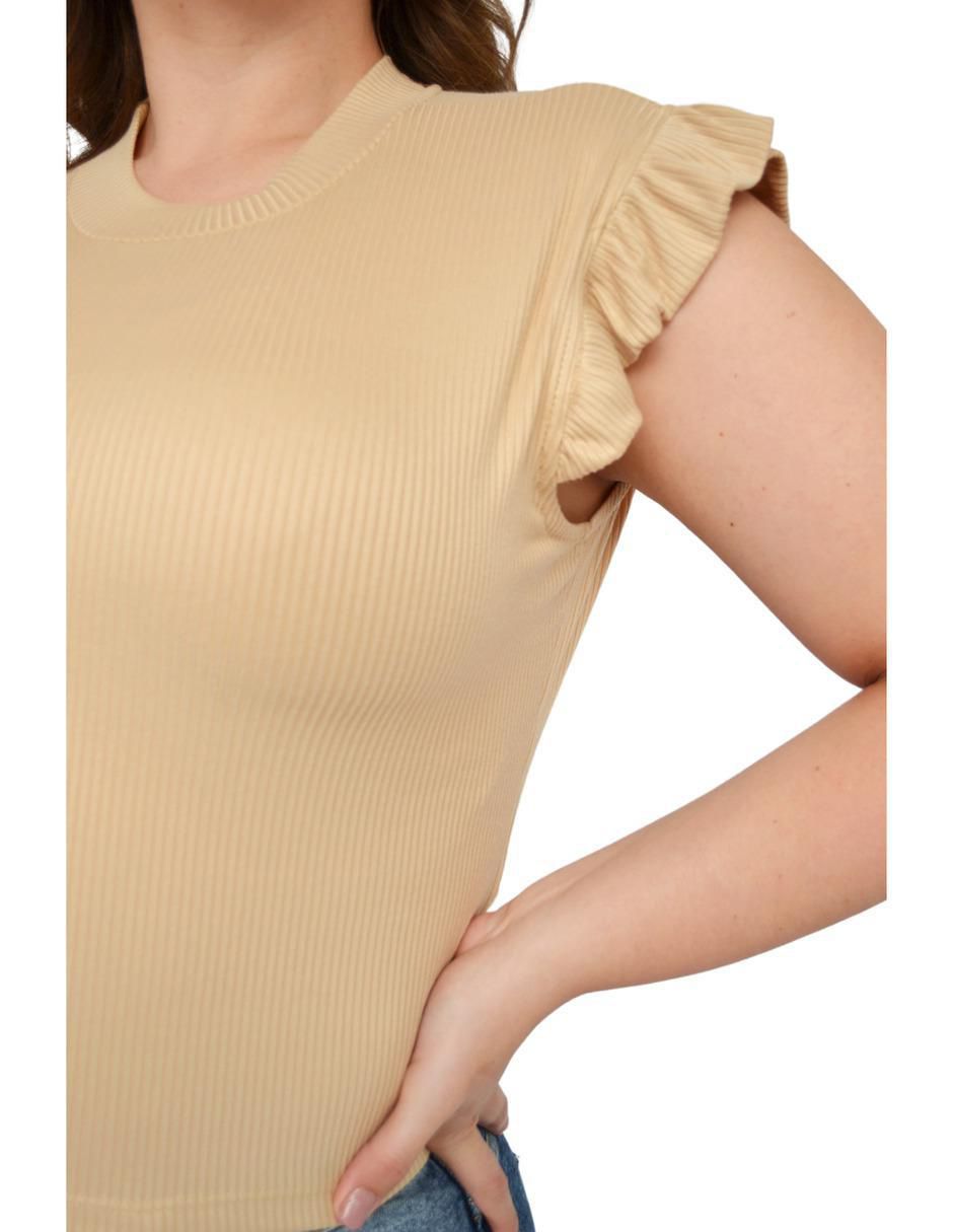 Blusa manga corta para mujer 5