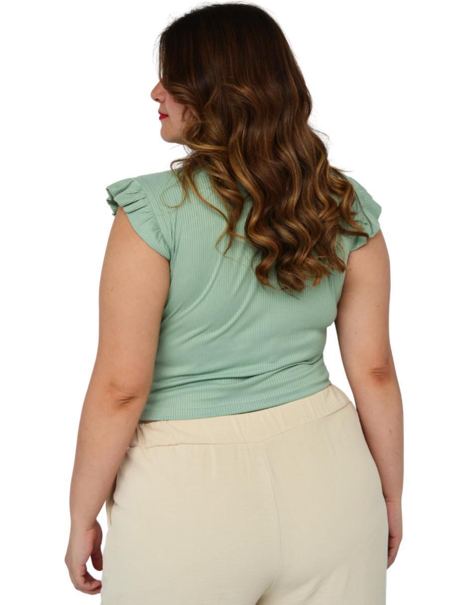 Blusa sin manga para mujer 3