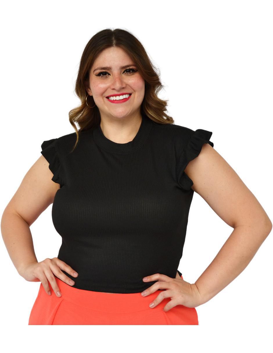 Blusa manga corta para mujer 3
