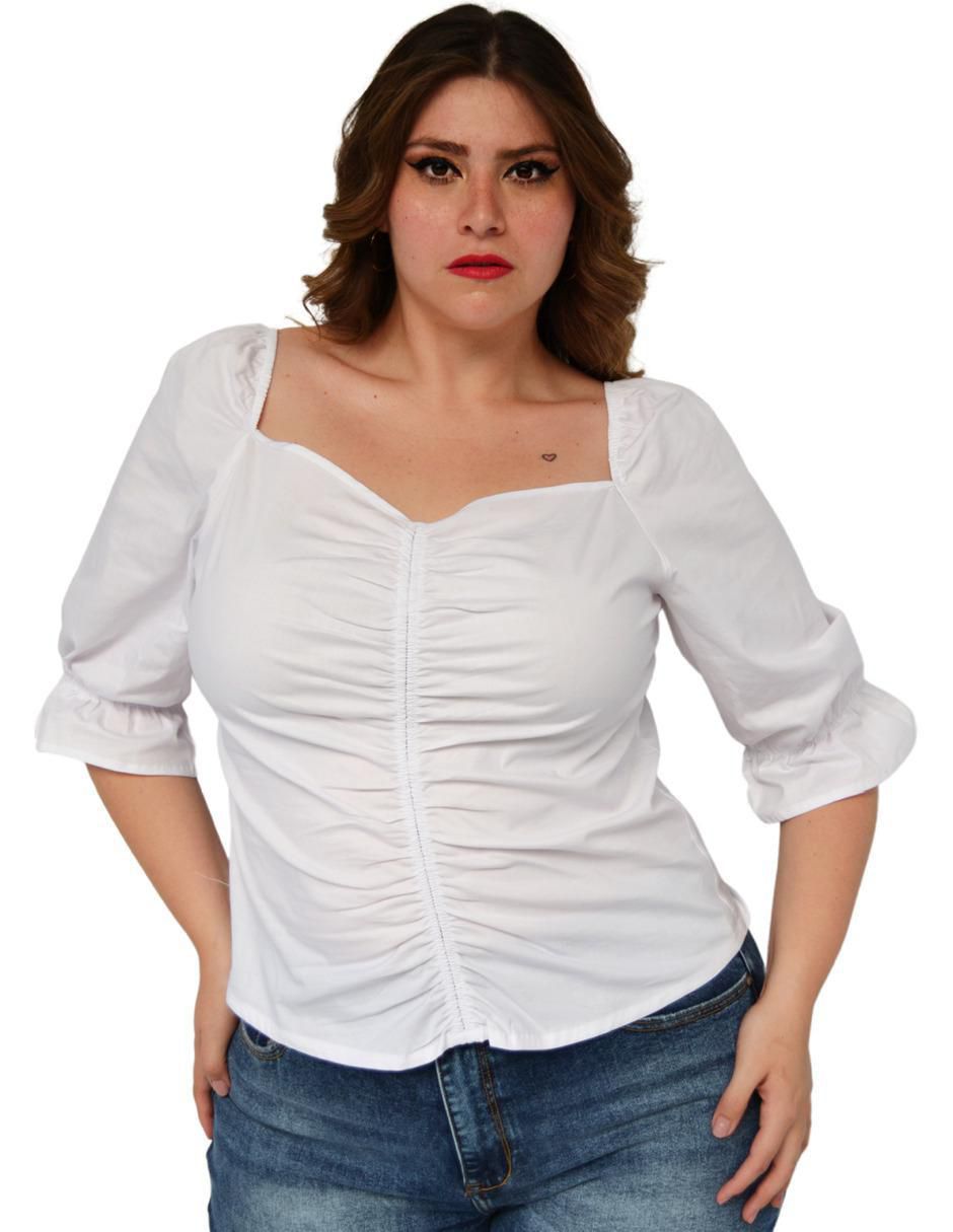 Blusa manga 3/4 para mujer 3
