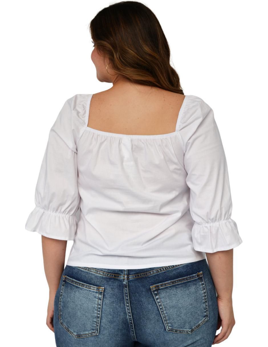 Blusa manga 3/4 para mujer 4