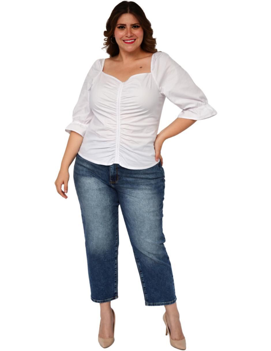 Blusa manga 3/4 para mujer 6