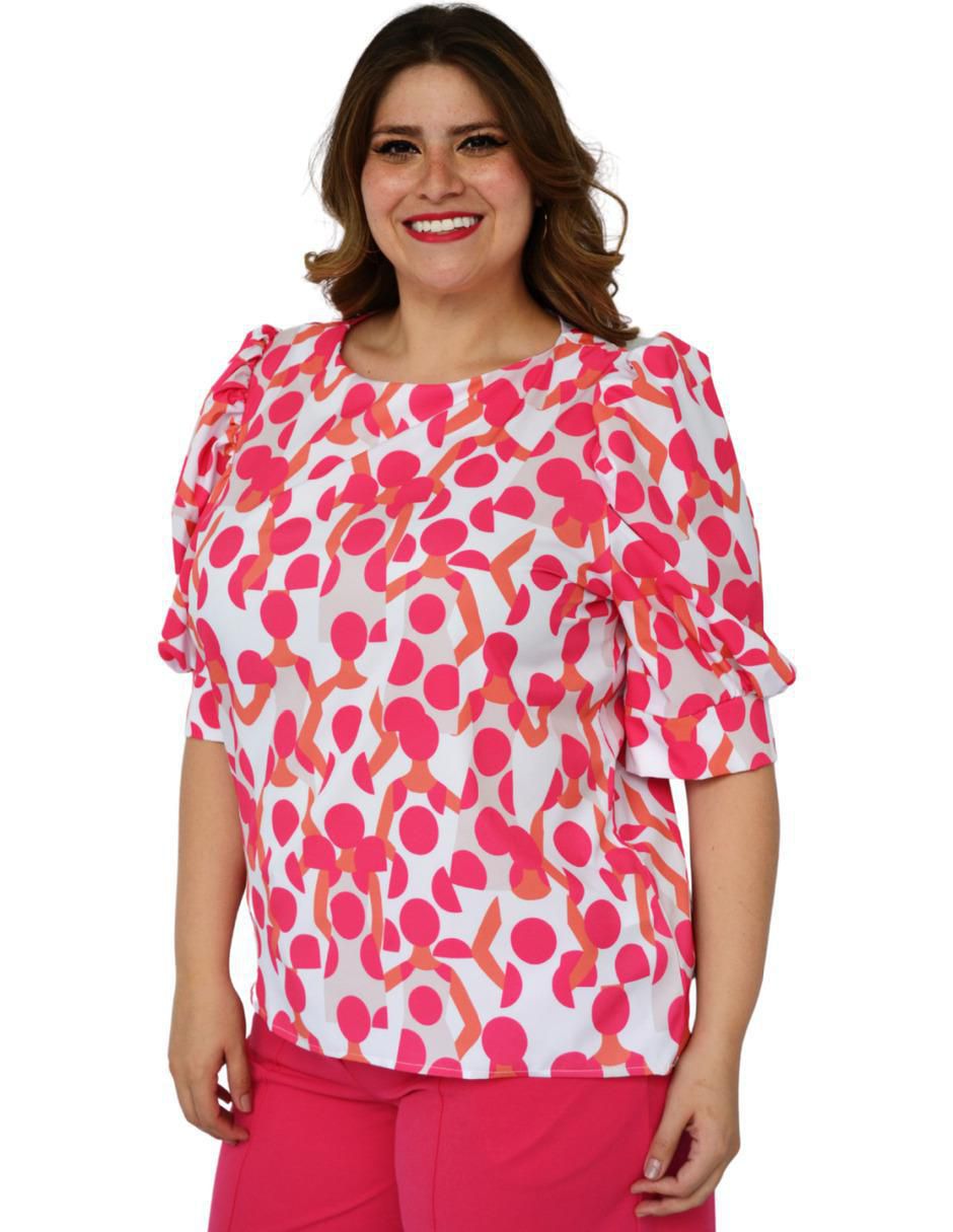 Blusa manga corta para mujer 3