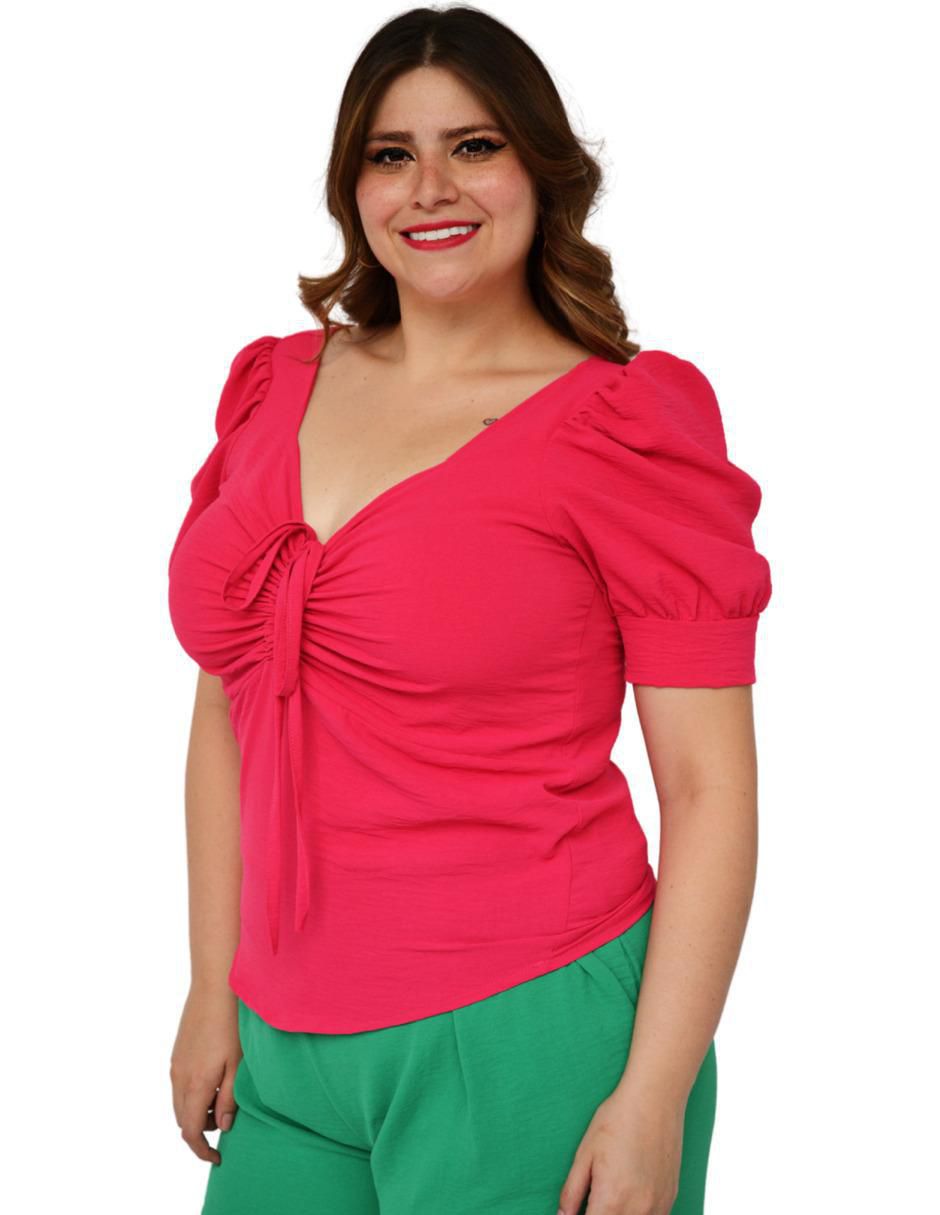 Blusa manga corta para mujer 3