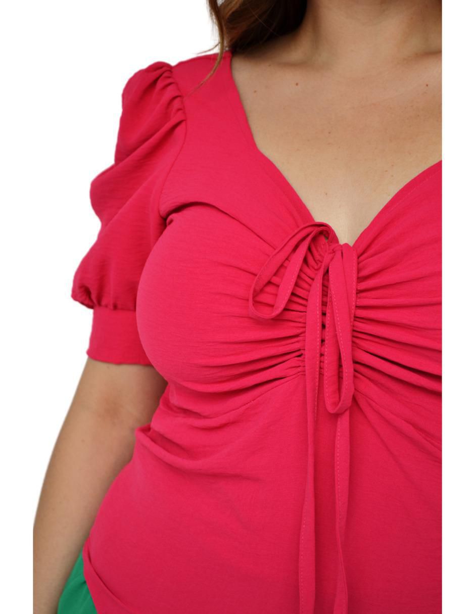 Blusa manga corta para mujer 5