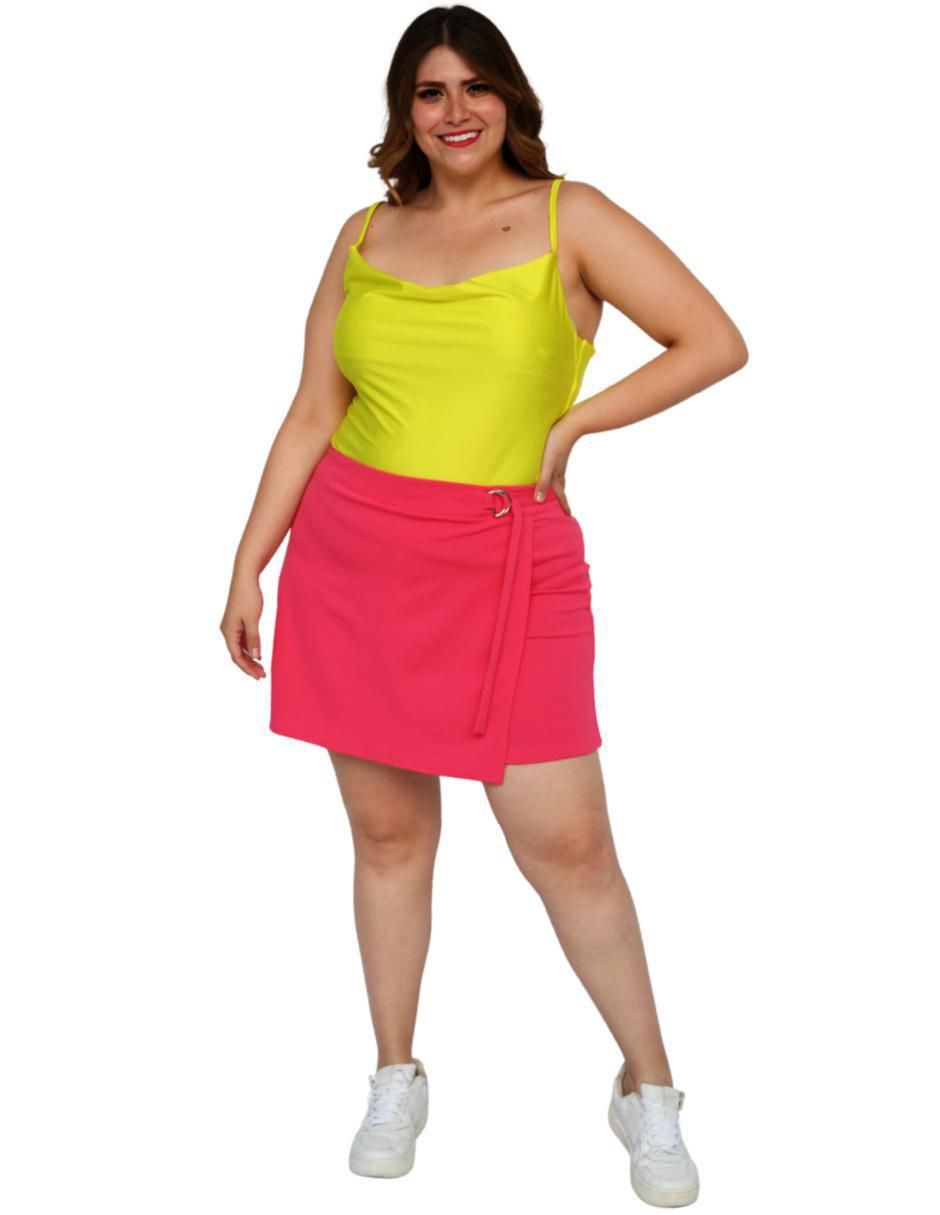 Falda short a la cintura 5