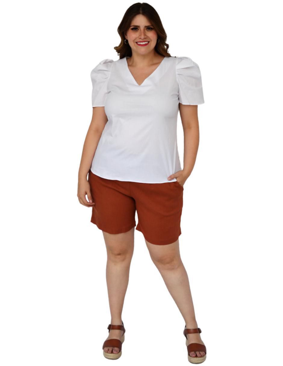 Blusa manga corta para mujer 6