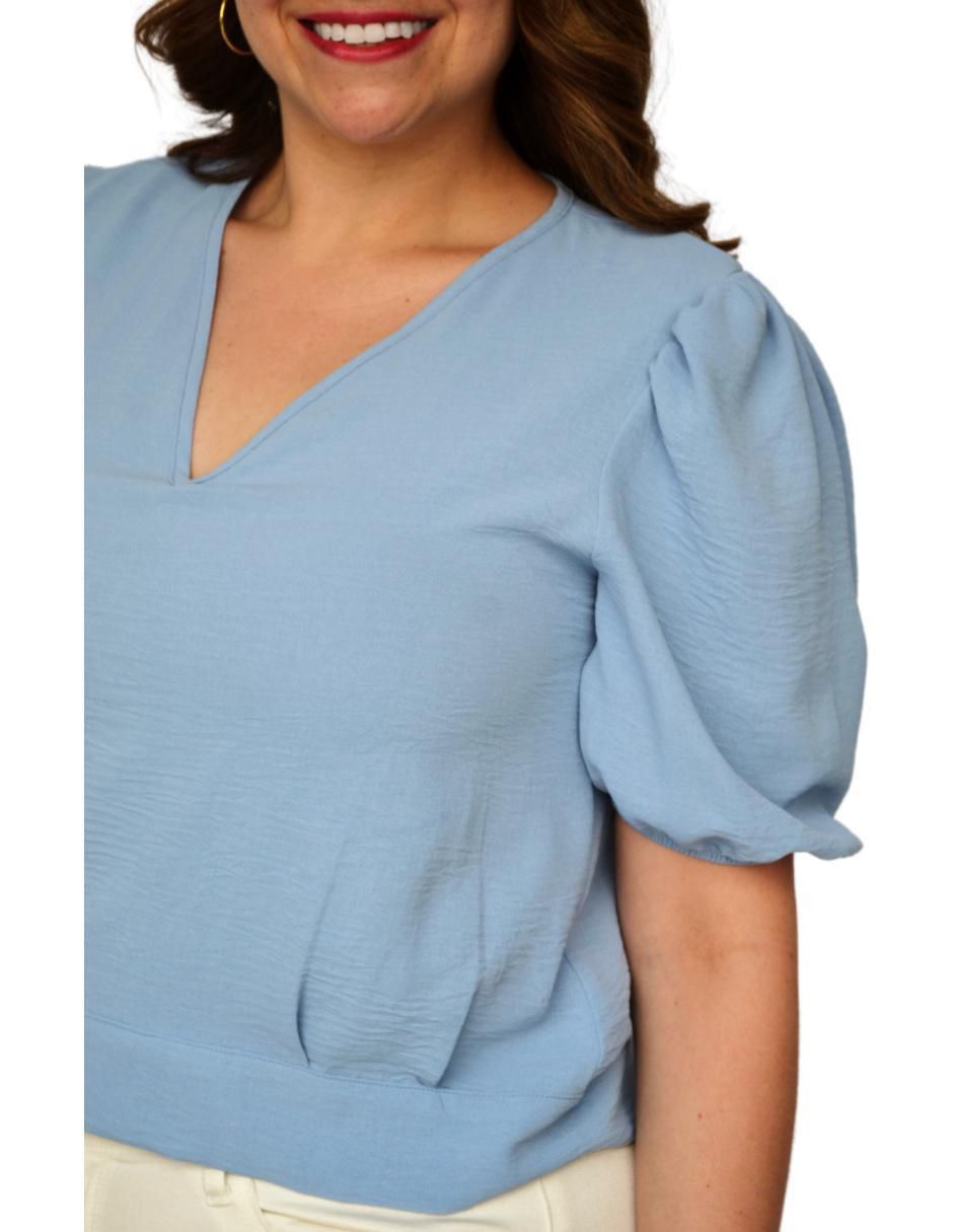 Blusa manga corta para mujer 4