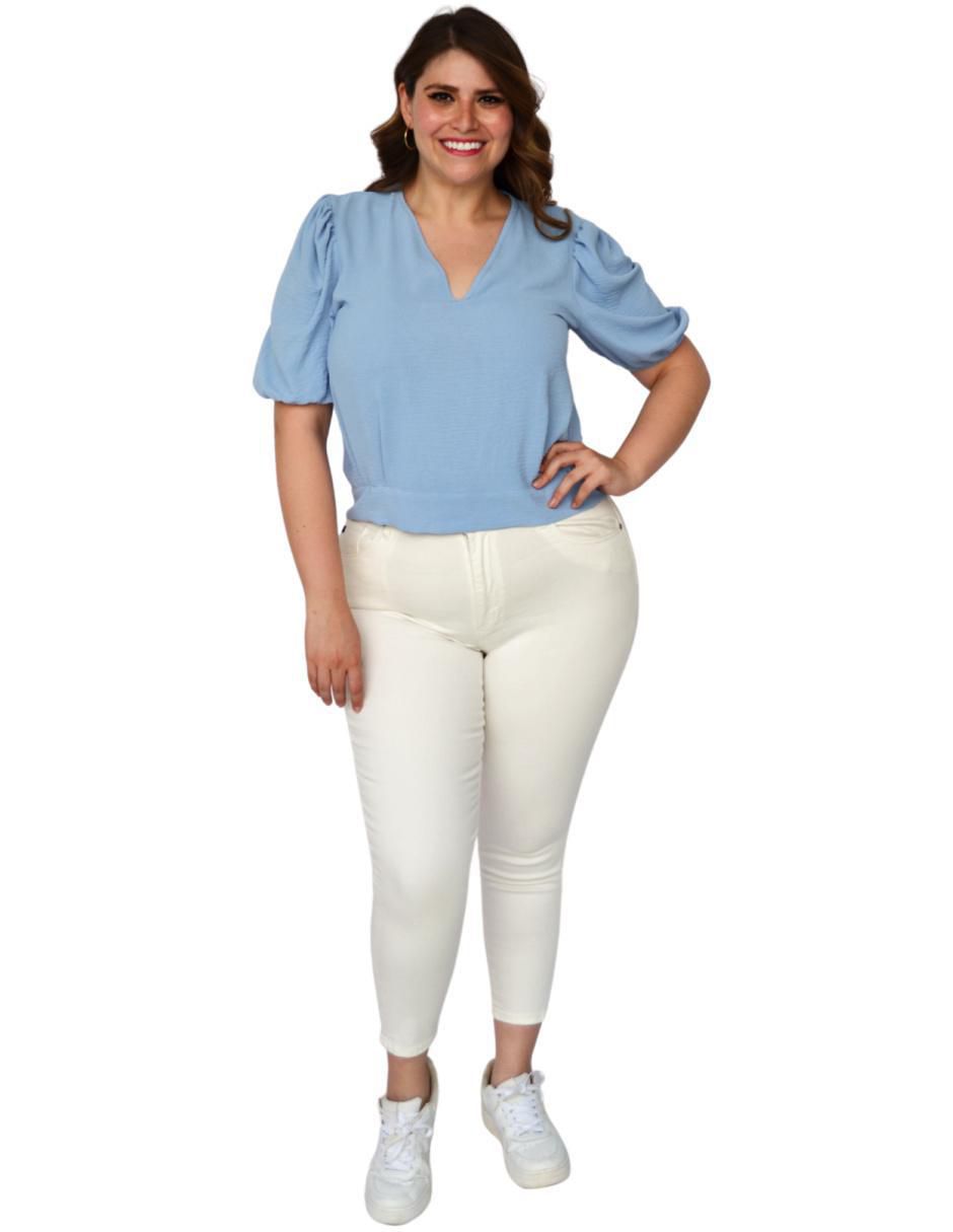 Blusa manga corta para mujer 5