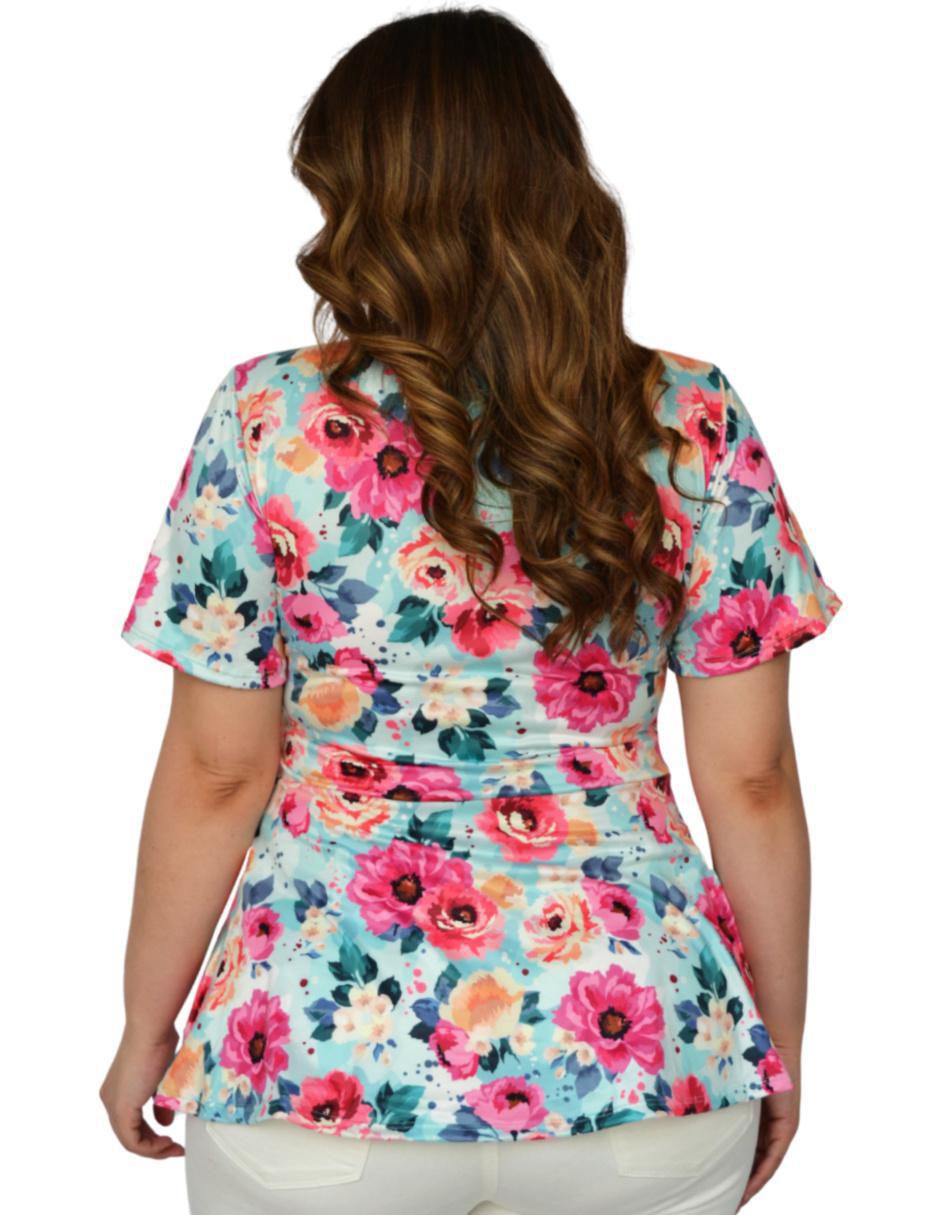 Blusa manga corta para mujer 3