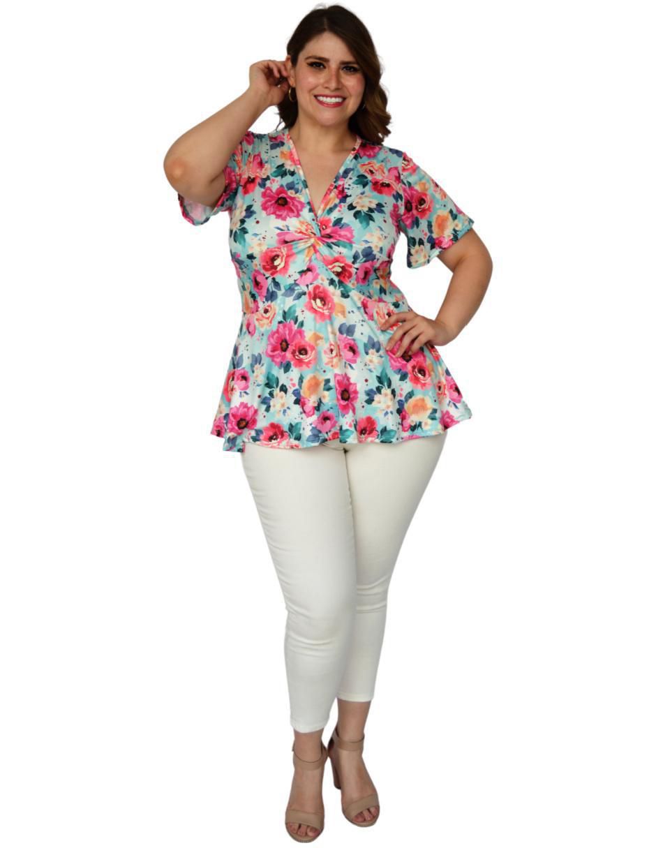Blusa manga corta para mujer 5
