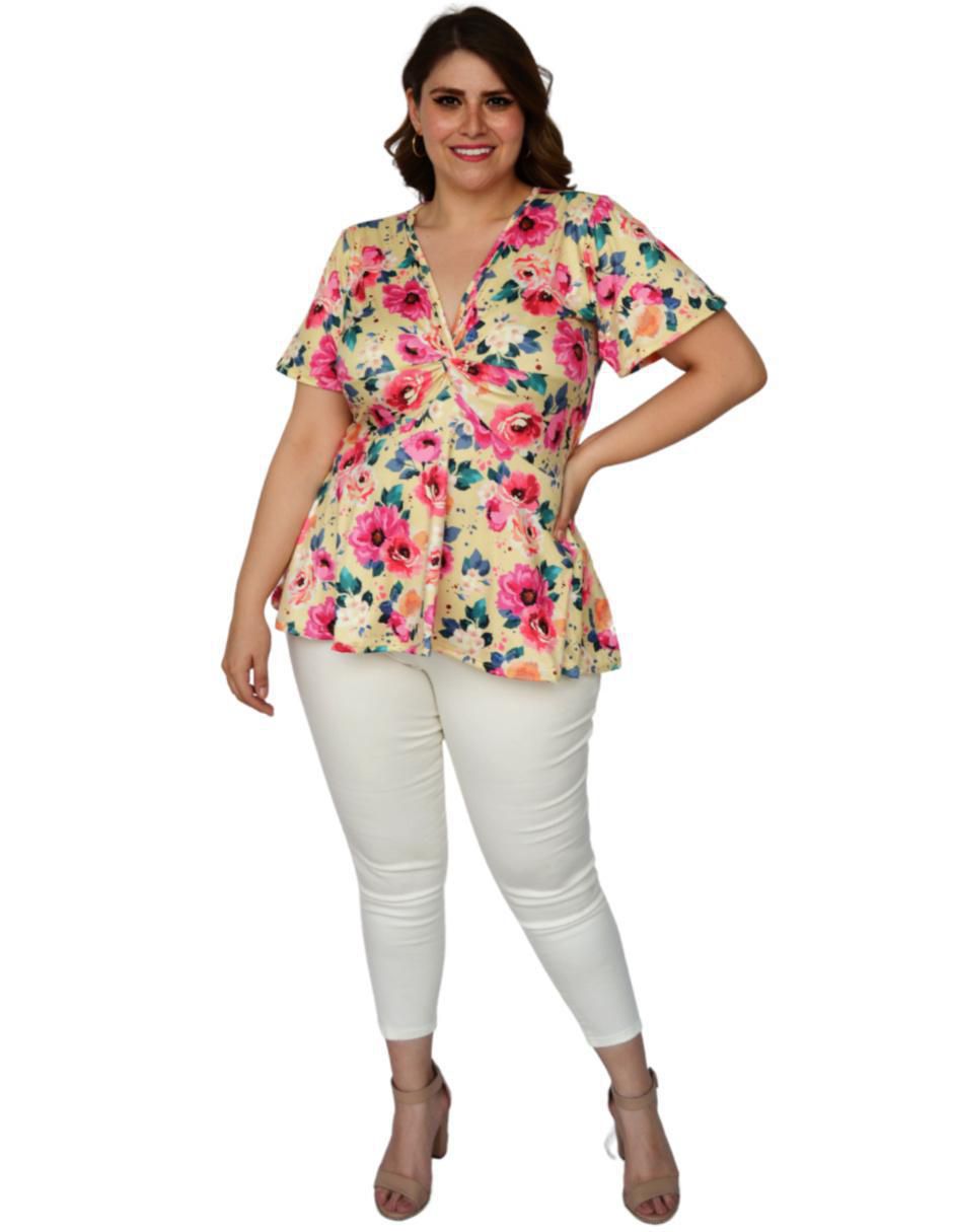Blusa manga corta para mujer 6