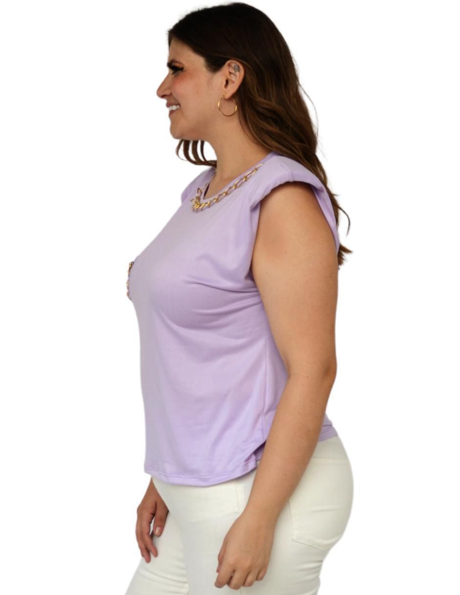 Blusa manga corta para mujer 3