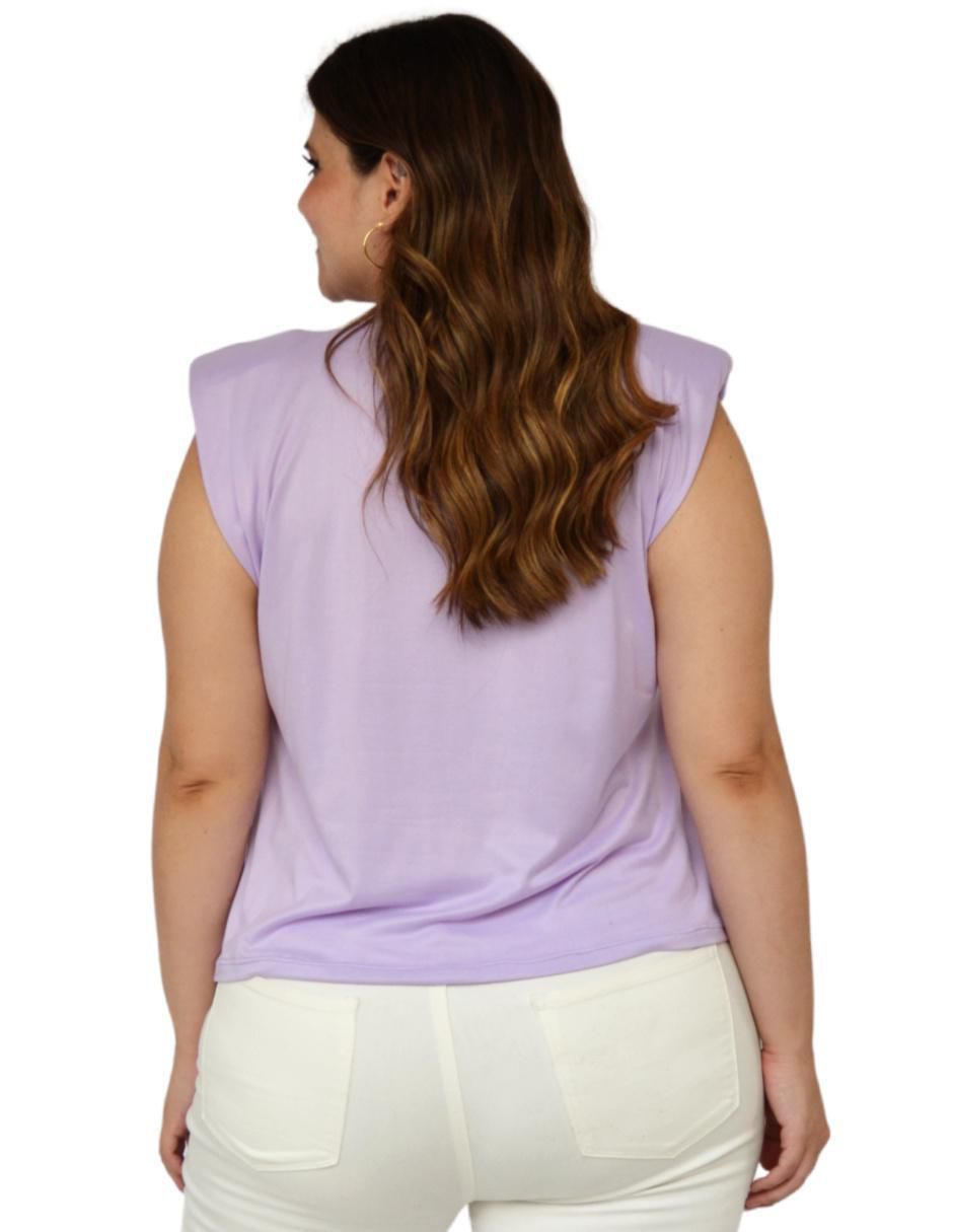 Blusa manga corta para mujer 4
