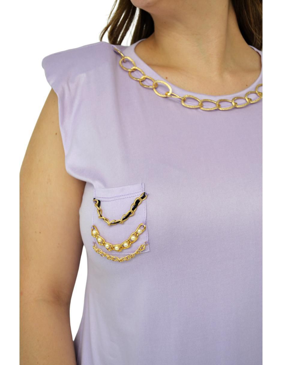Blusa manga corta para mujer 5