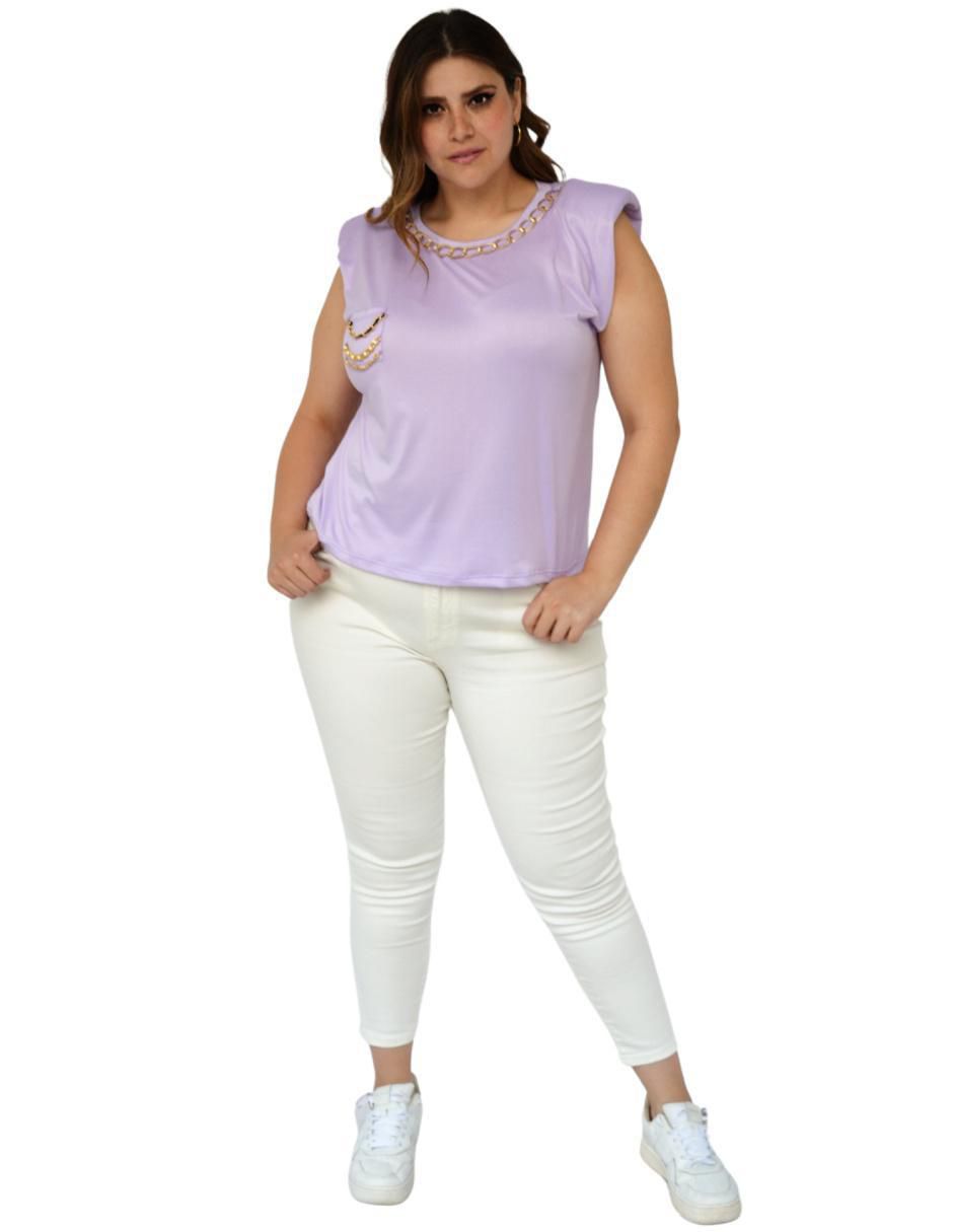 Blusa manga corta para mujer 6