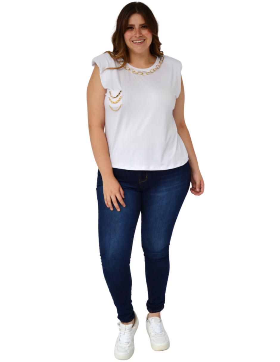 Blusa manga corta para mujer 6