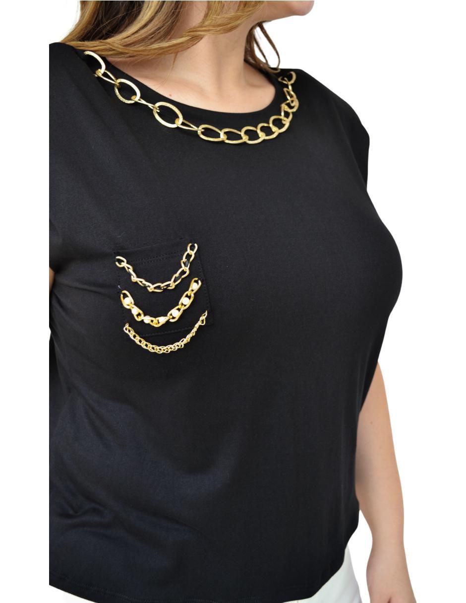 Blusa manga corta para mujer 4