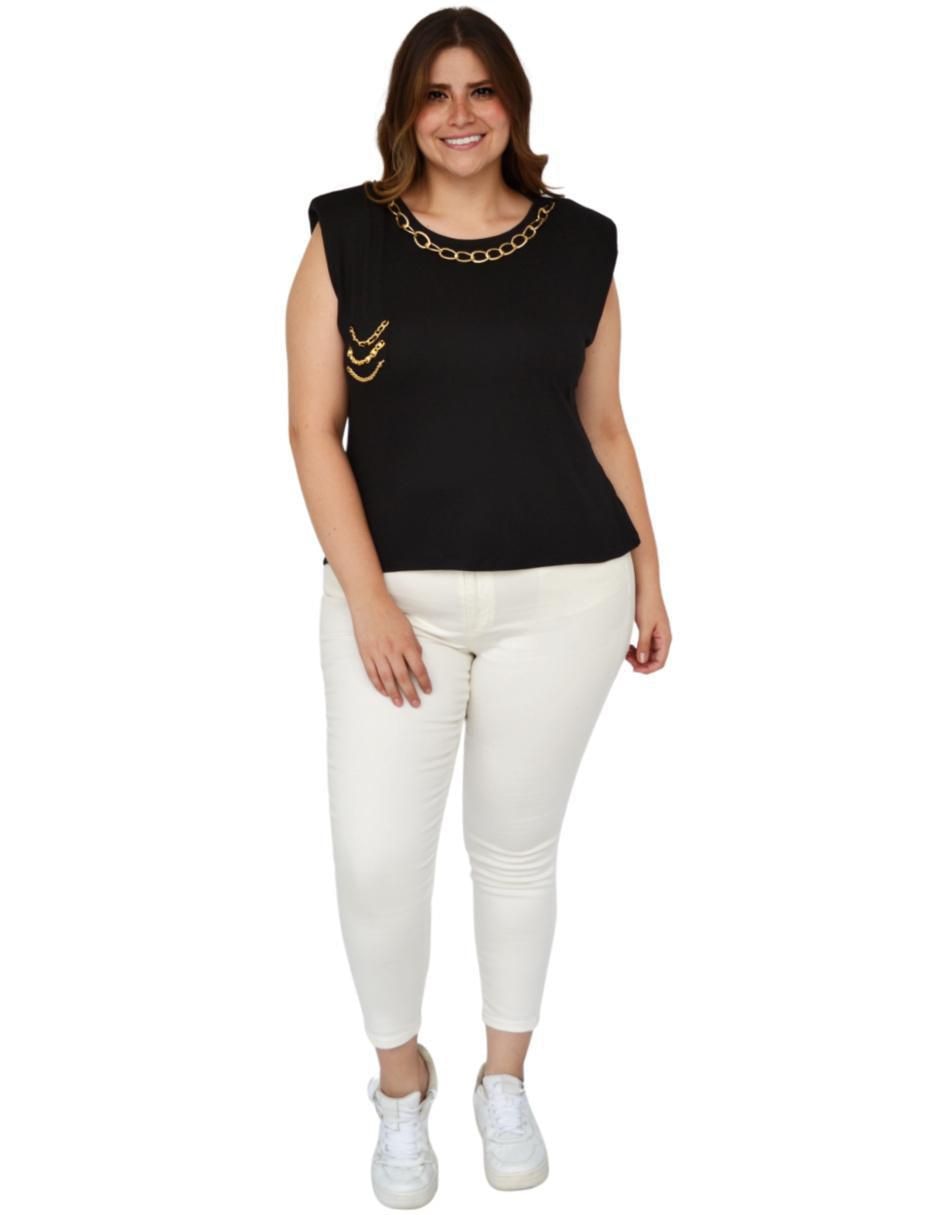 Blusa manga corta para mujer 5