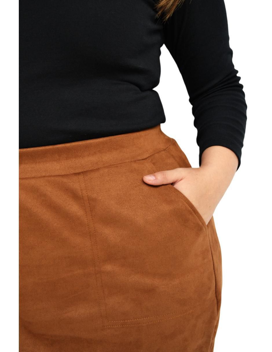 Falda midi con pretina 5