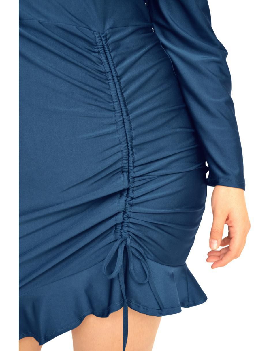 Vestido 3/4 de fiesta escote bardot 6