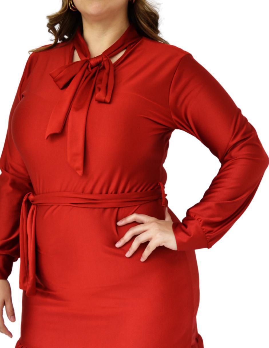 Vestido a la rodilla formal para mujer 6