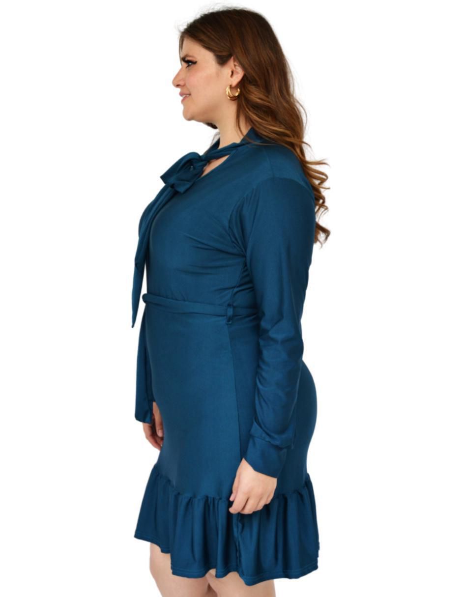 Vestido a la rodilla formal para mujer 3