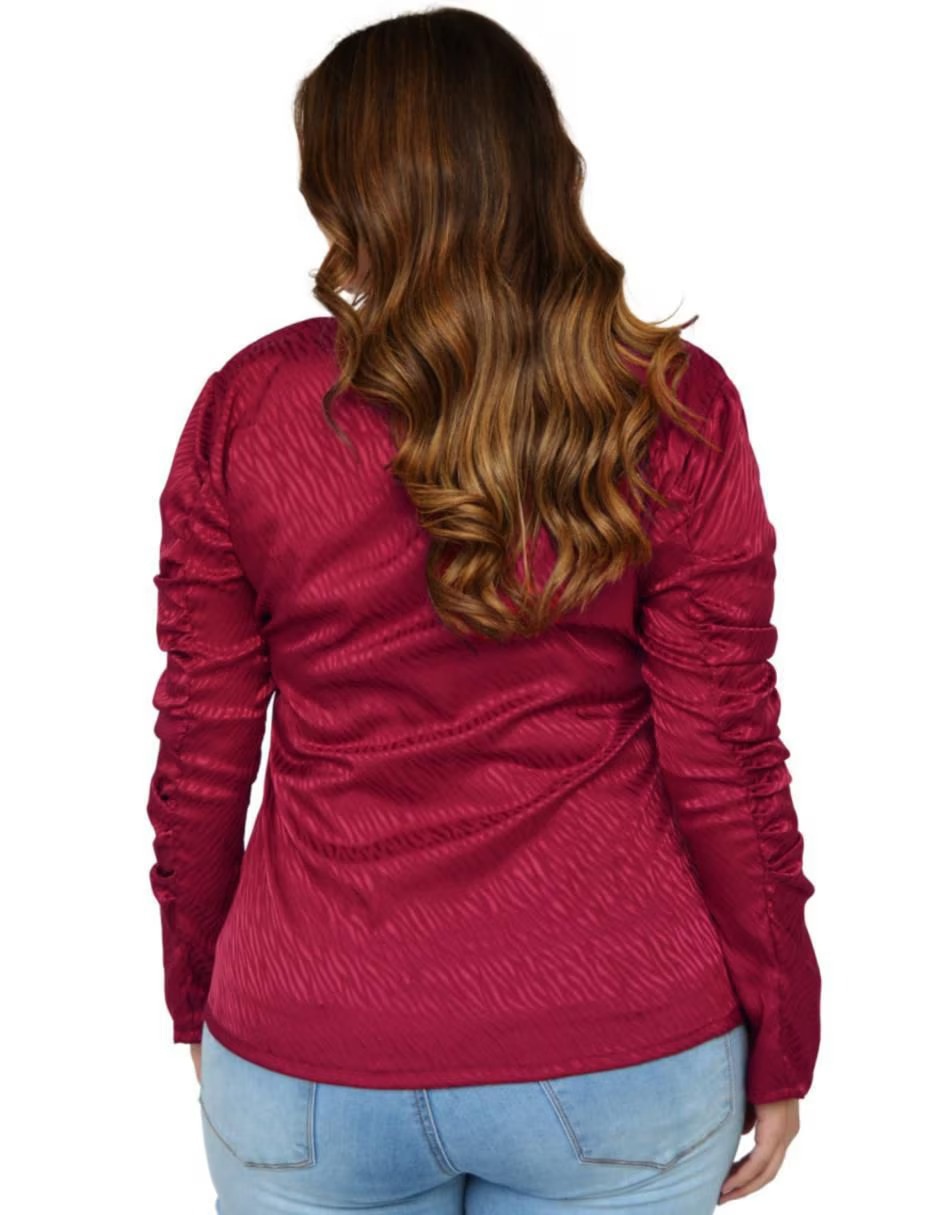 Blusa manga larga para mujer 4