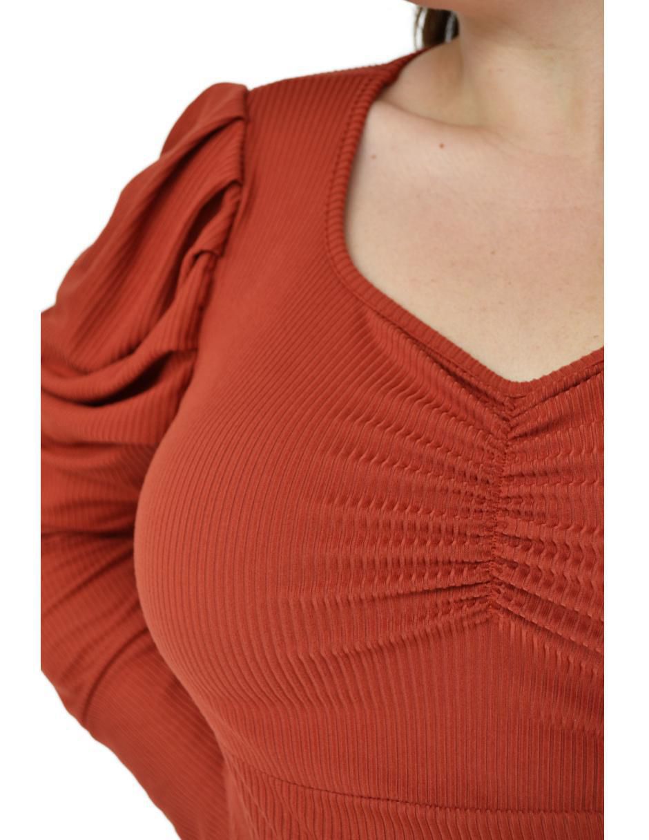 Blusa manga larga para mujer 4